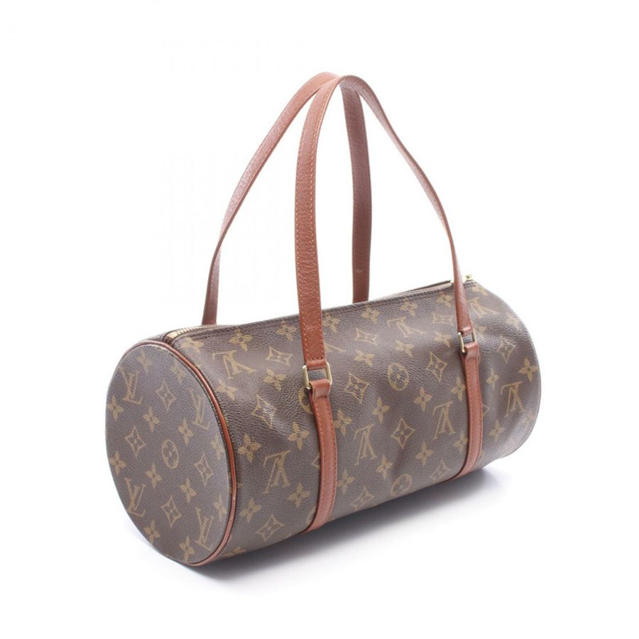 路易威登 Papillon 30 舊手提包 M51365 Monogram 帆布皮革二手-1