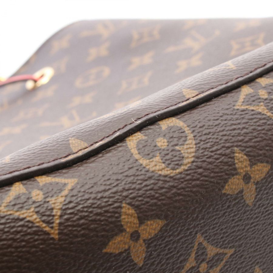 路易威登 Neonoe 肩背包 M44021 Monogram 帆布 Coquelicot 皮革 二手-5