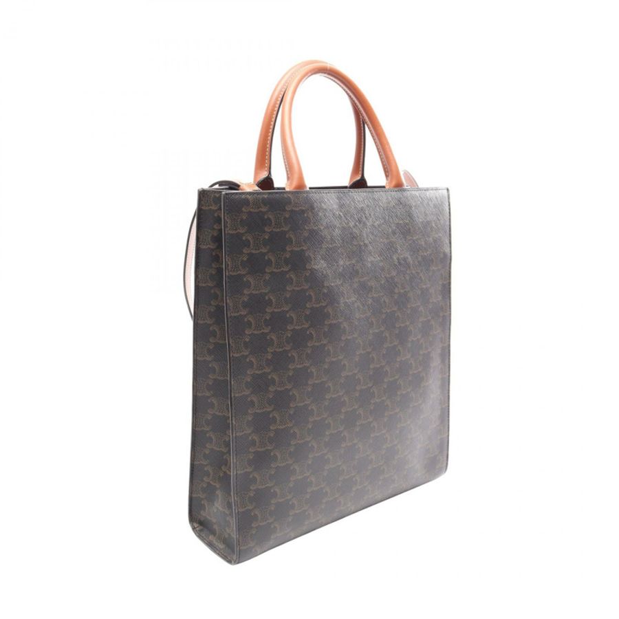 CELINE 小號筆電 Cabas Triomphe 肩背斜背包 191542 帆布-1