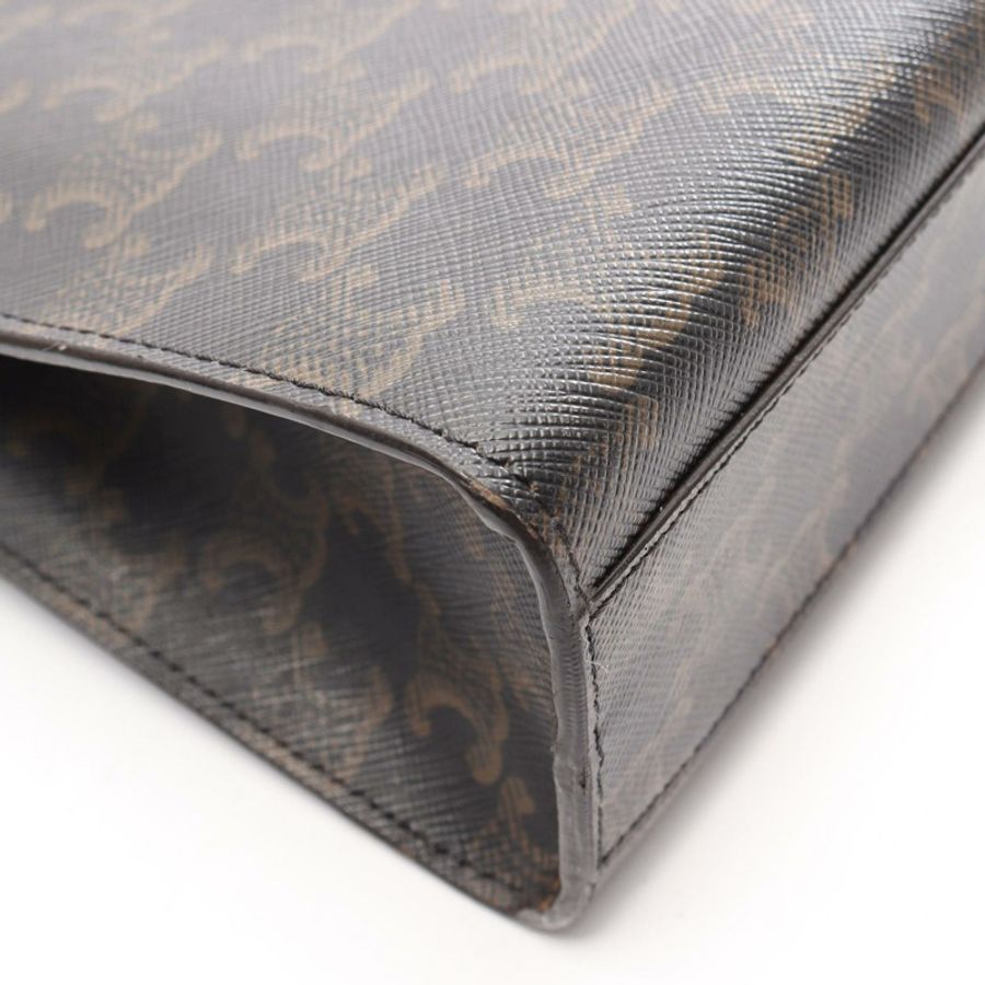 CELINE 小號筆電 Cabas Triomphe 肩背斜背包 191542 帆布-7