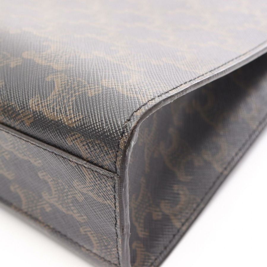 CELINE 小號筆電 Cabas Triomphe 肩背斜背包 191542 帆布-8