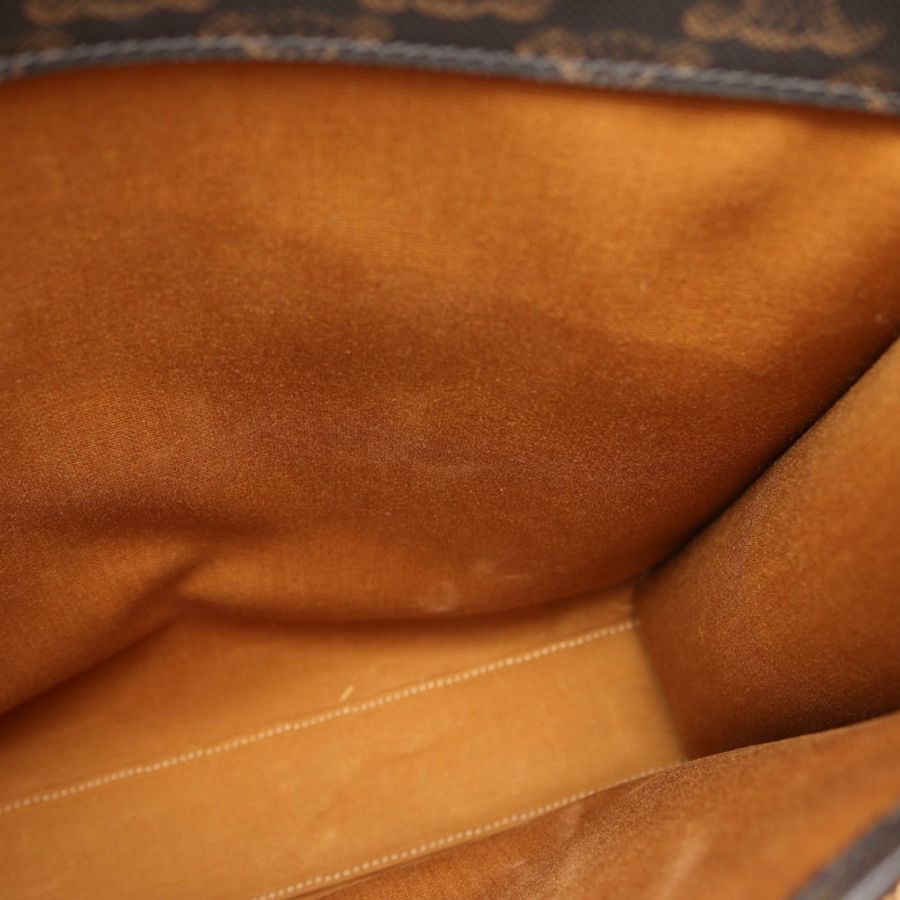 CELINE 小號筆電 Cabas Triomphe 肩背斜背包 191542 帆布-9