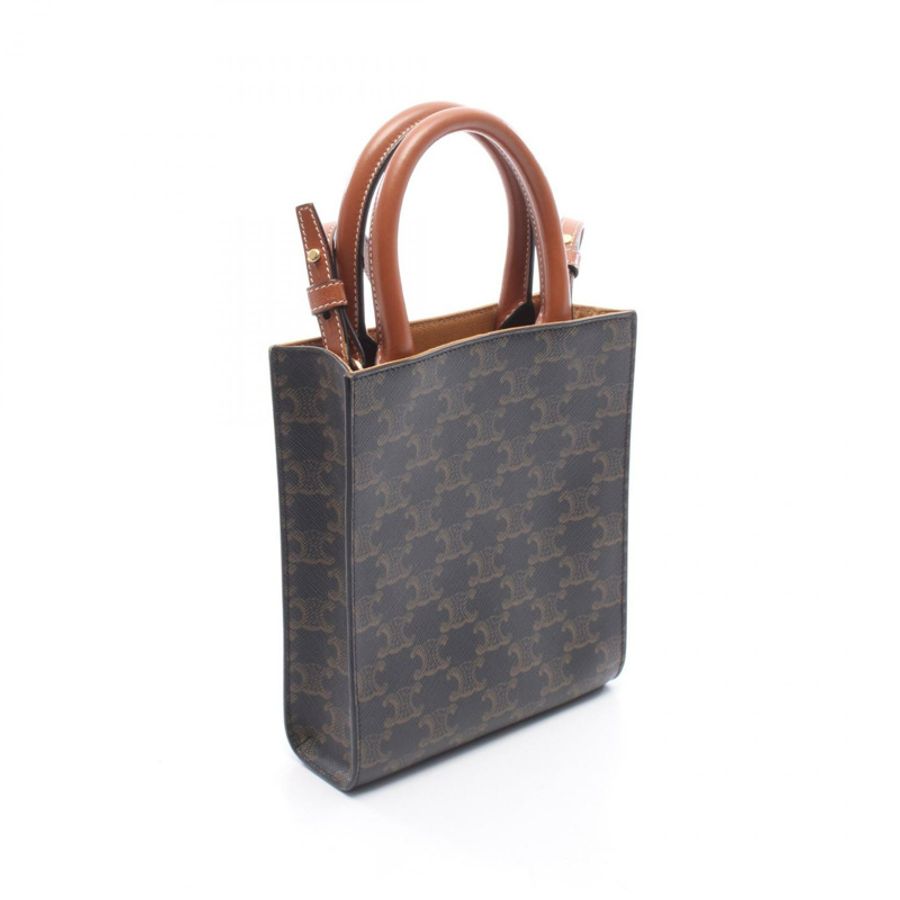 CELINE Mini Vertical Cabas Triomphe 斜背包單肩包 194372 帆布-1