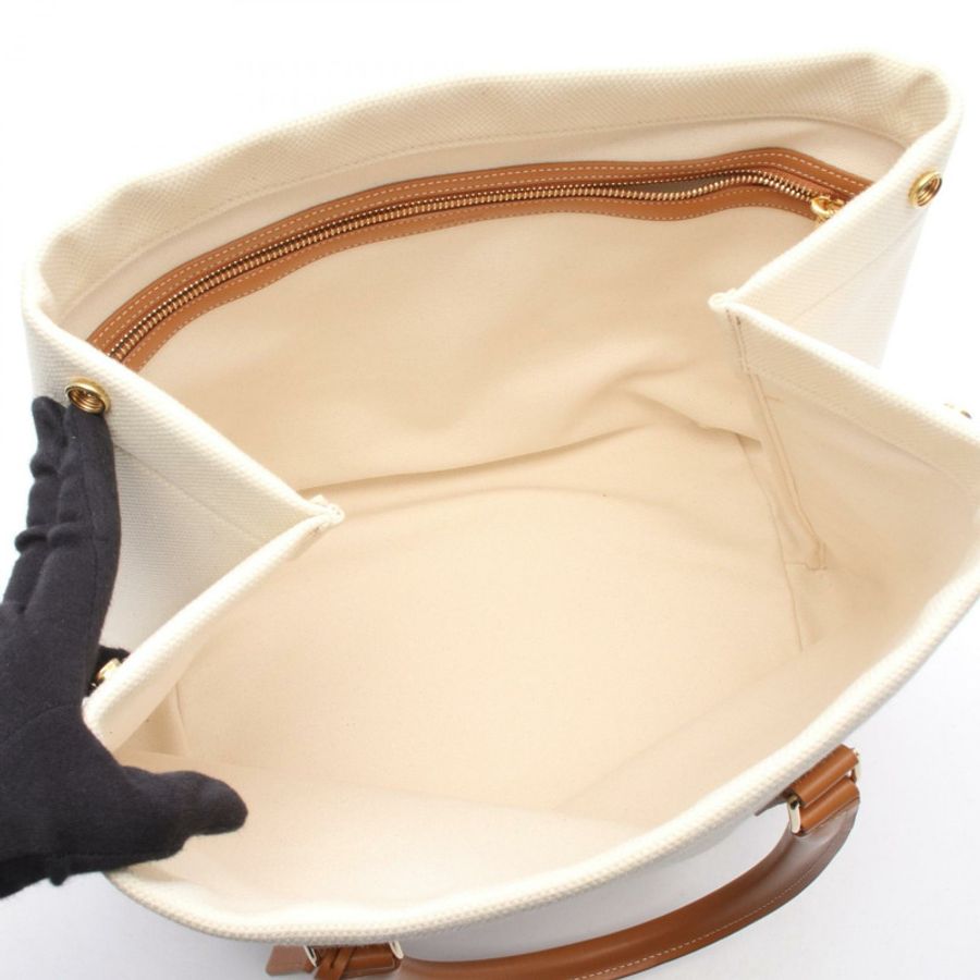 CELINE Horizontal Cabas Tote 肩手提包 192162BNZ.02NT 帆布皮革-2