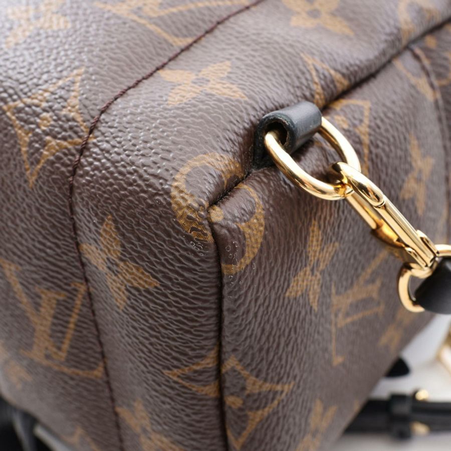 路易威登 Palm Springs 迷你雙肩包 M44873 Monogram 棕色皮革-6