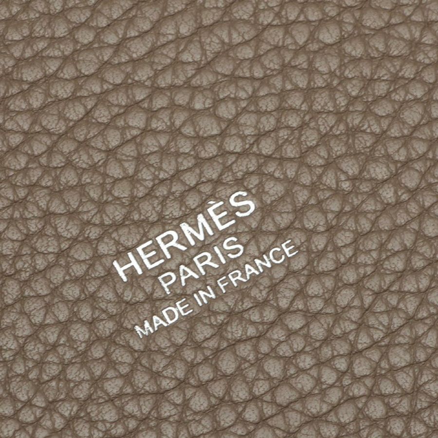 HERMES Picotin Lock 中型托特包 手提包 D Taurillon Clemence Gristourtiere 二手 SHW-3