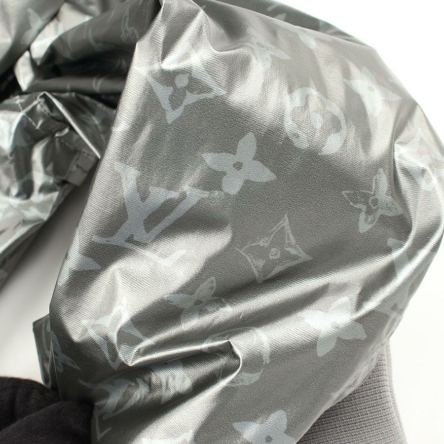 路易威登 Monogram 拉鍊短版外套 RW211WHQOFKJA01 人造絲銀色 #34 LV-7