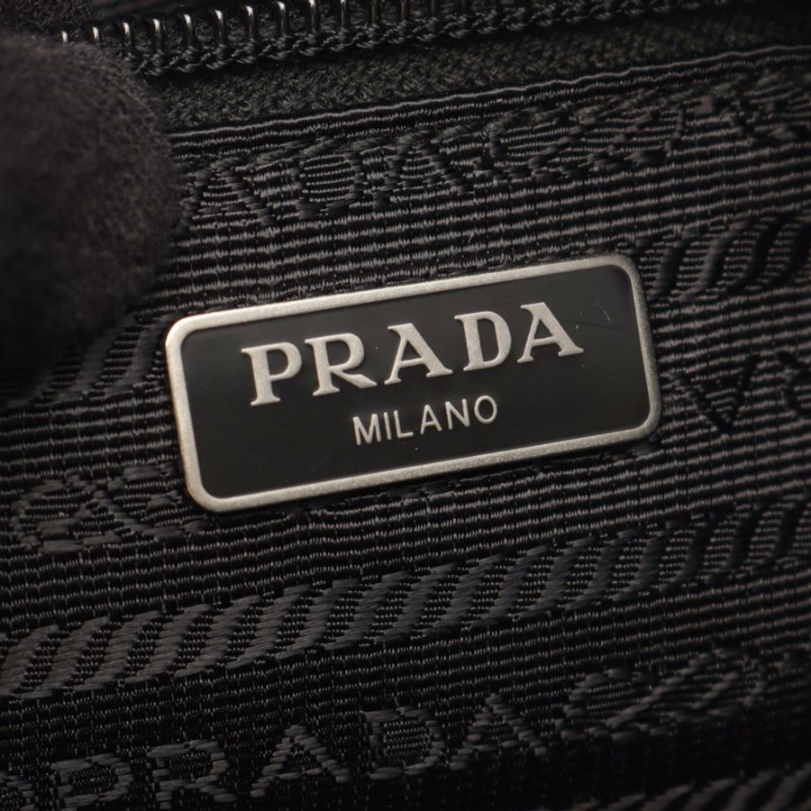 PRADA TESSUTO+PASSAMA 單肩斜背包 1BA207 尼龍黑色 二手 女士-3