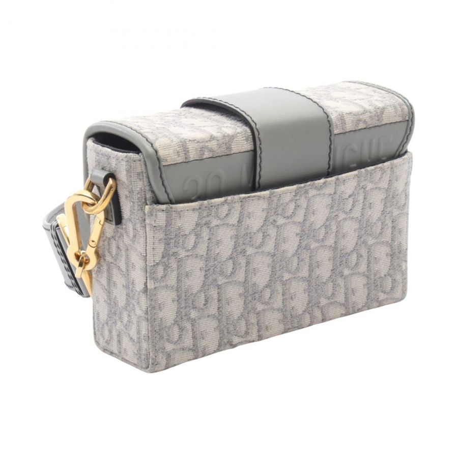 Christian Dior 30 MONTAIGNE Box Bag Oblique Jacquard Shoulder Crossbody Bag used-1