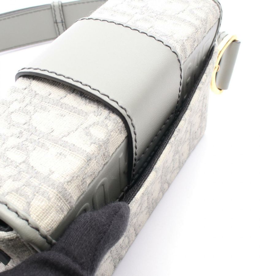 Christian Dior 30 MONTAIGNE Box Bag Oblique Jacquard Shoulder Crossbody Bag used-4