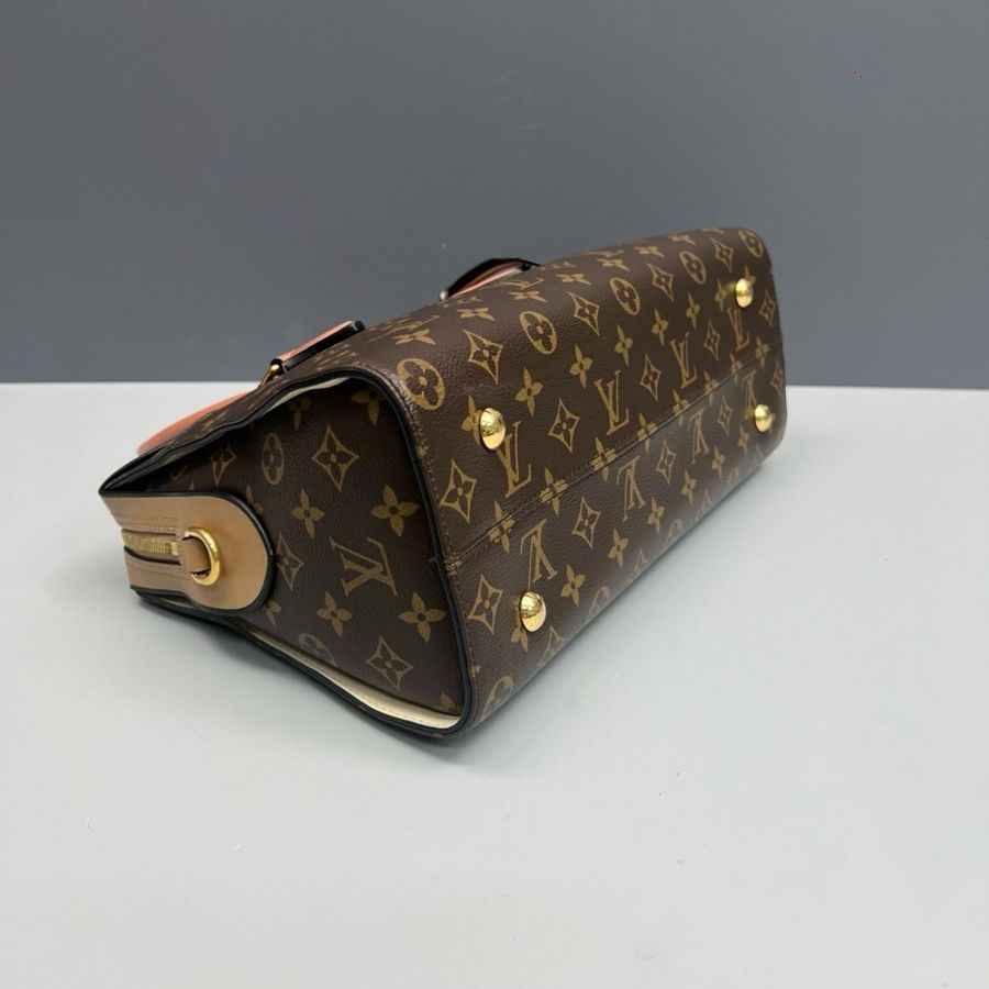 Louis Vuitton路易威登 老花拼皮Tuileries手提單肩包-2