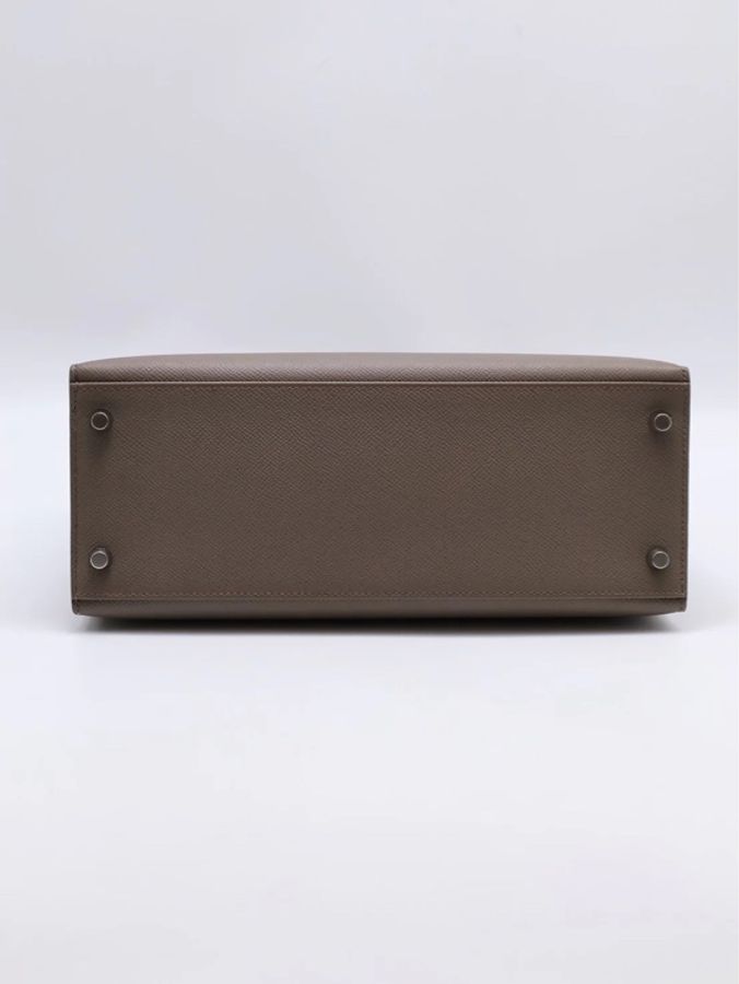 Hermes 外縫Kelly28 錫器灰 Epsom-5