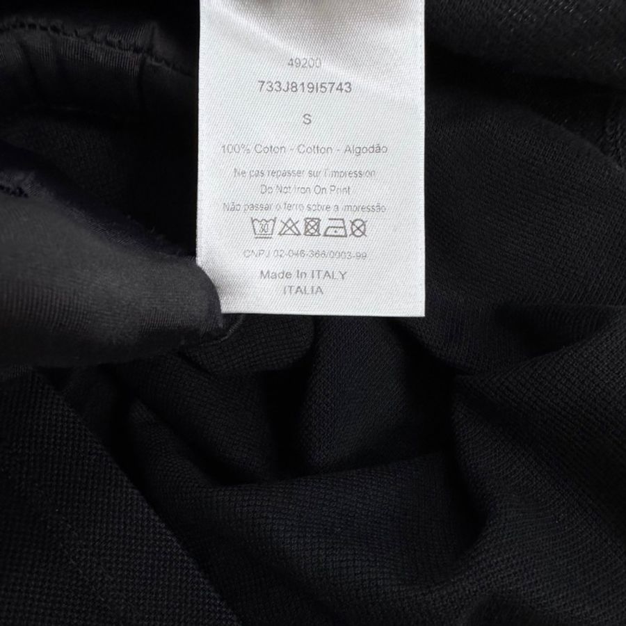 Dior Christian Atelier Logo圓領Polo領短袖上衣 黑 S-3