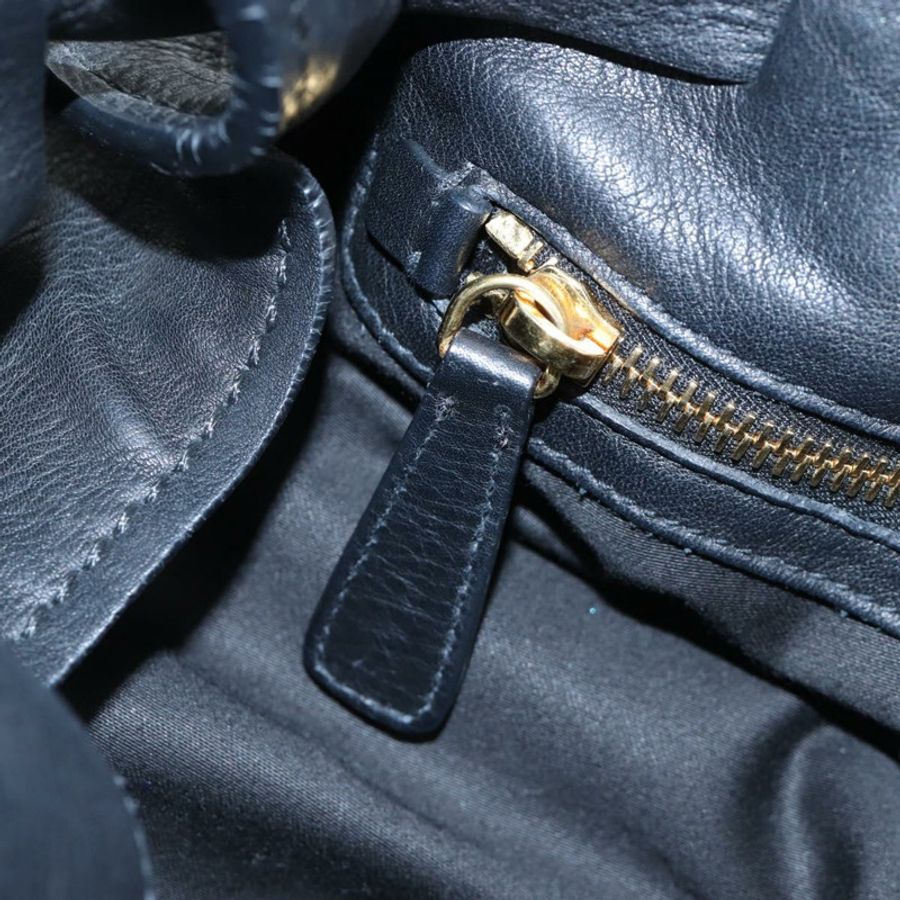 【日本直送】Miu Miu 側邊絲帶托特包 皮革 黑色 金色 RR1312 正品 am12103SAM-20