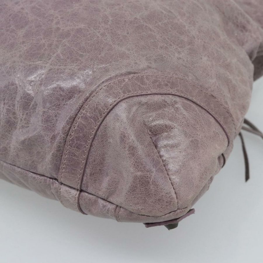 【日本直送】BALENCIAGA Perth 手提包 紫色皮革 128522 正品 193809V-14