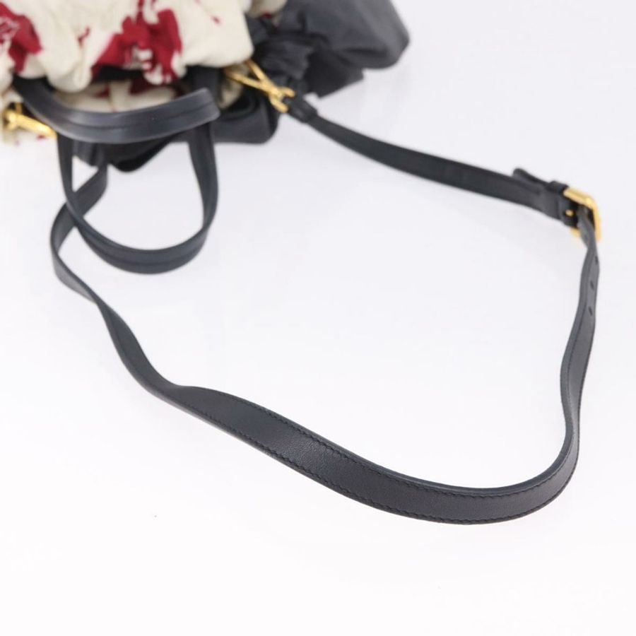 【日本直送】PRADA 單肩包 尼龍 2way 白色 金飾 正品 193341V-7