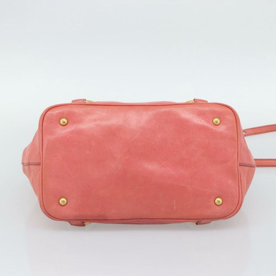 【日本直送】Miu Miu 手提包 皮革 兩用 粉紅金配色 正品 194741V-4