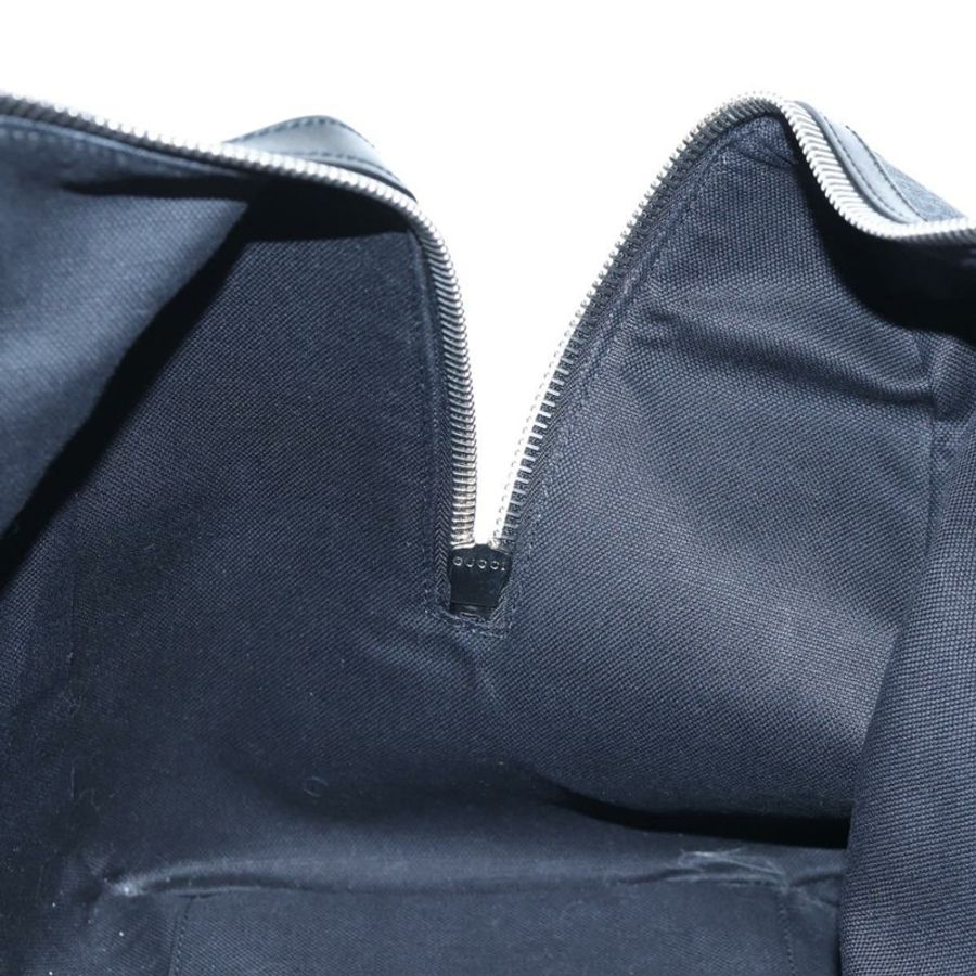 【日本直送】GUCCI GG Supreme 波士頓包 PVC 兩用 黑銀 474131 正品 194667M-29