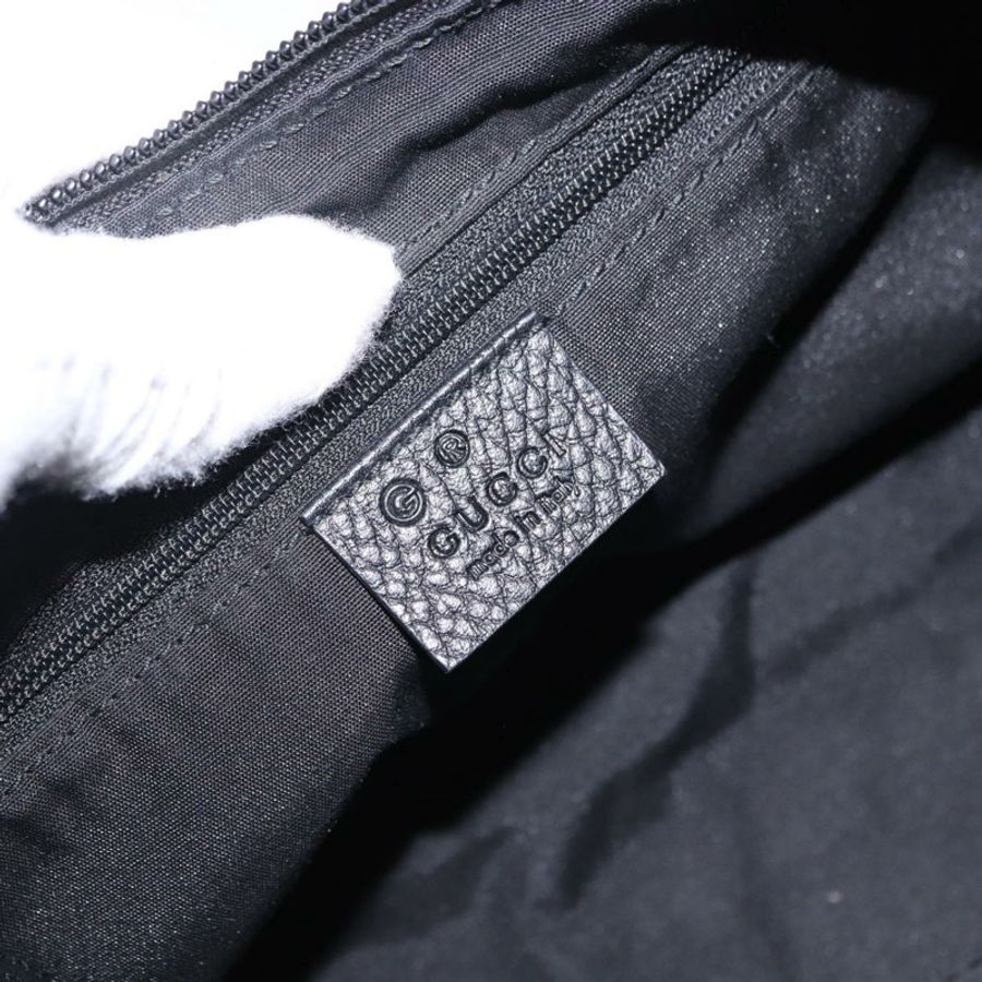 【日本直送】GUCCI GG帆布Abbey單肩包 黑色 銀色 265692 正品 194859V-18