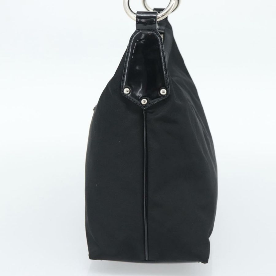 【日本直送】PRADA 尼龍黑色銀色單肩包 正品 196016A-4