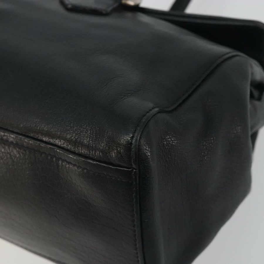 【日本直送】PRADA 黑色銀色皮革肩背包,正品編號 195224V-9