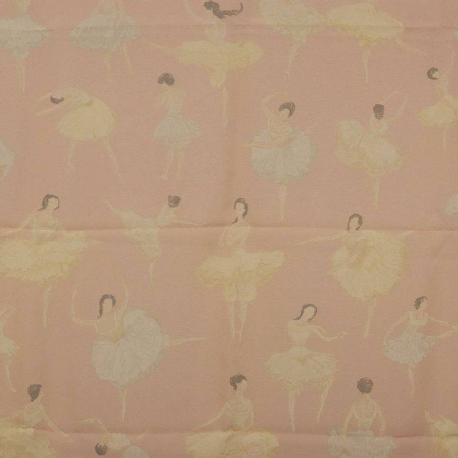 【日本直送】HERMES Carre 90 圍巾「LES DANSEUSES」絲綢粉紅正品 194306M-16