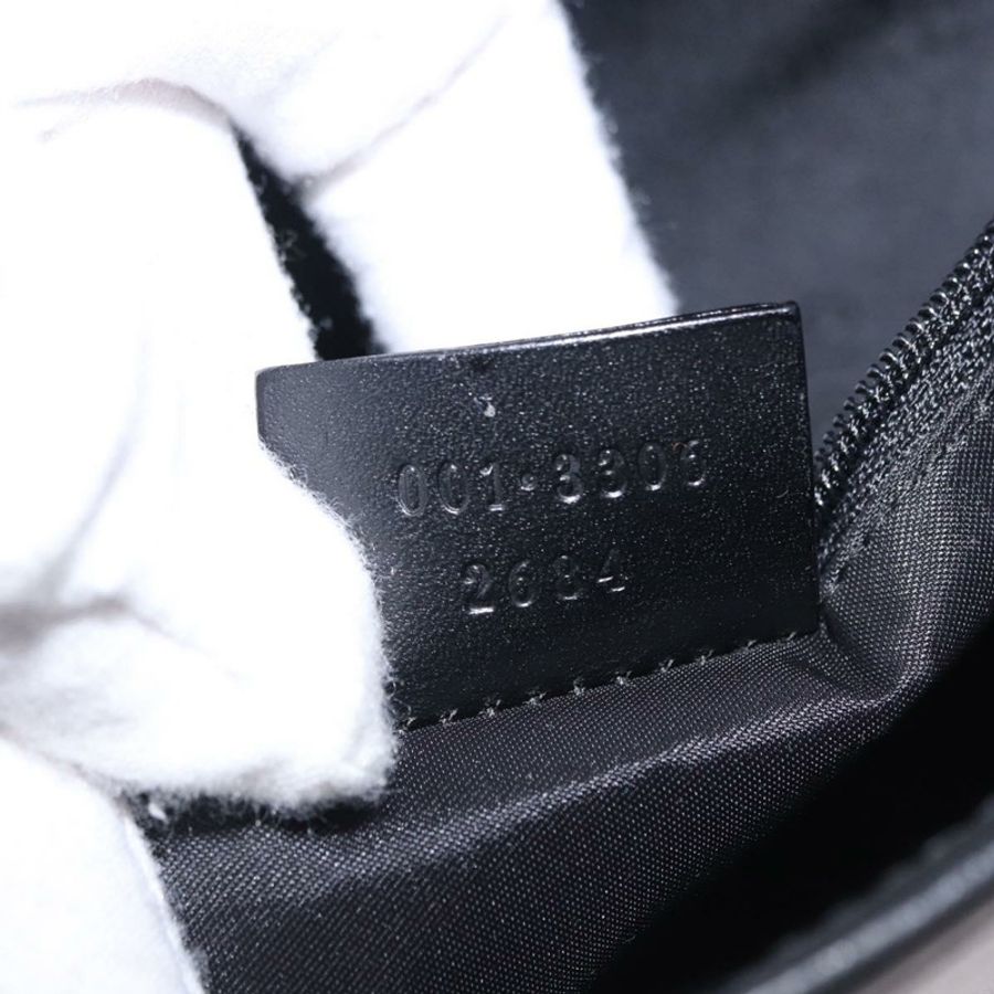 【日本直送】GUCCI Jackie 肩背包 皮革 黑色 銀色 001 3306 2684 正品 196840V-20