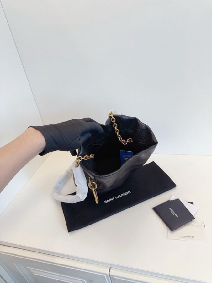 ✨YSL｜Le maillon黑金鈎扣水桶包鏈條包 ｜99新-7
