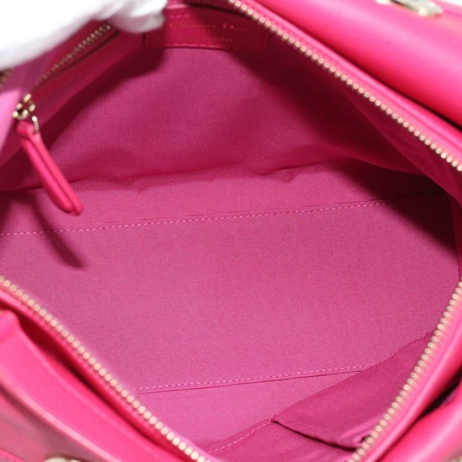 【日本直送】Christian Dior Diorissimo 手提包 皮革 2way 粉金配色 正品 bs36402V-10
