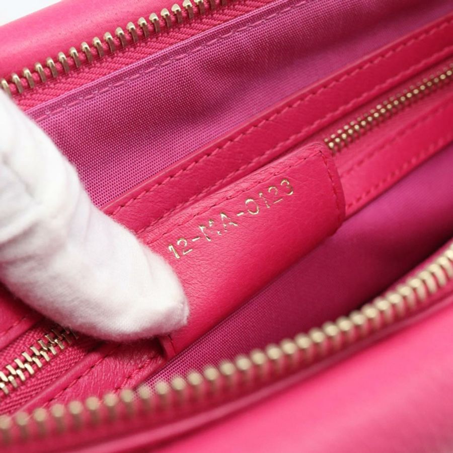 【日本直送】Christian Dior Diorissimo 手提包 皮革 2way 粉金配色 正品 bs36402V-11