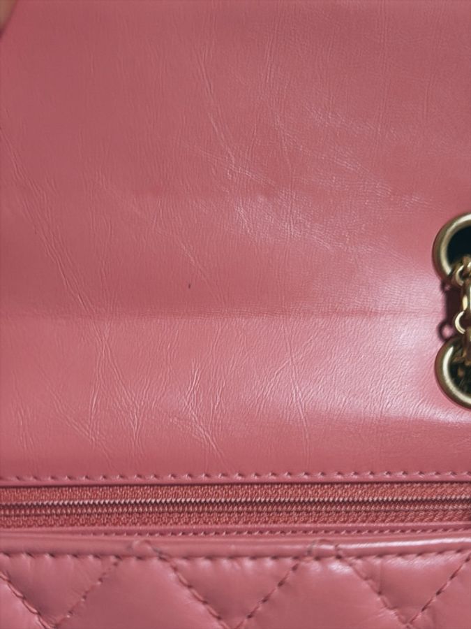 Chanel 2.55 mini 20cm 粉色金扣-17