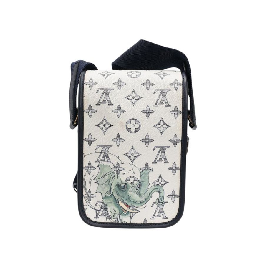 不議價 【全新 未使用品】 LOUIS VUITTON X The Chapman Brothers 長頸鹿郵差包-3