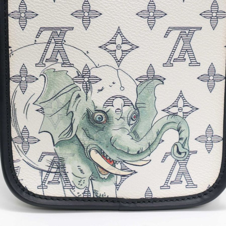不議價 【全新 未使用品】 LOUIS VUITTON X The Chapman Brothers 長頸鹿郵差包-9