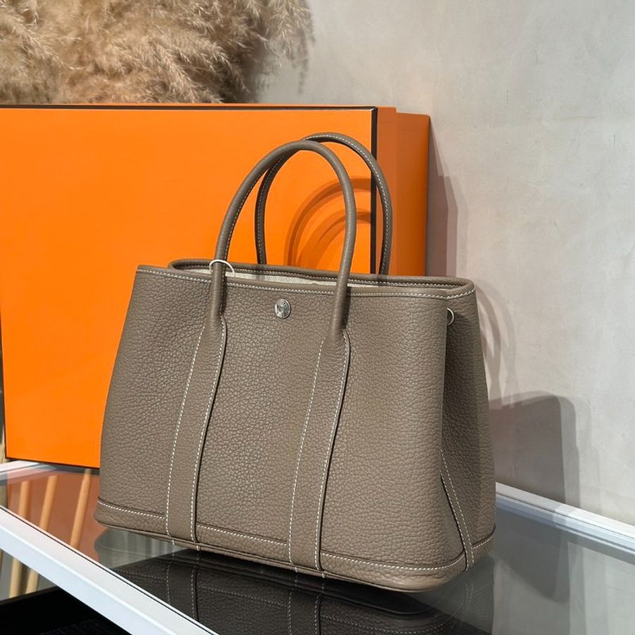 HERMES Garden Party 30 - Etoupe 18 大象灰 B-21
