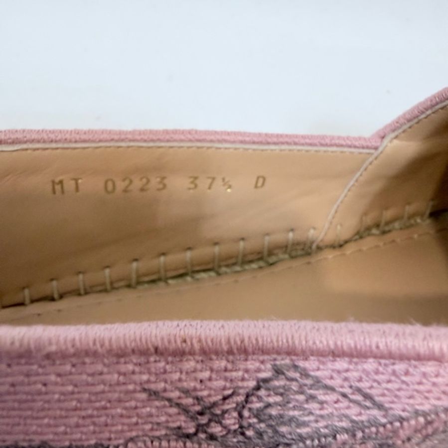 Dior 粉刺繡老虎漁夫平底鞋 37.5號-21