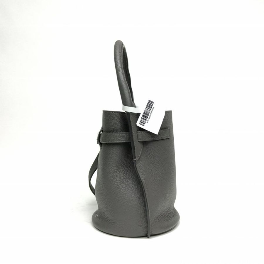 CELINE BigBagBucket水桶包Nano灰色牛皮革肩背包-1