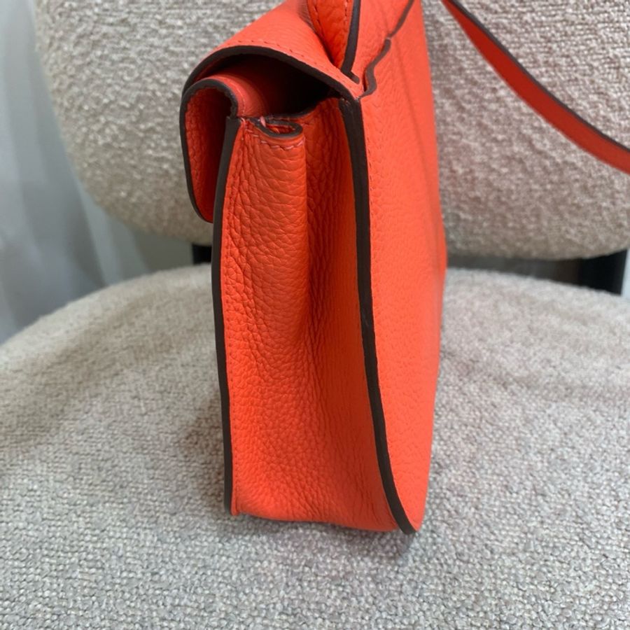 hermes 愛馬仕Halzan25 火焰橙 b刻-11