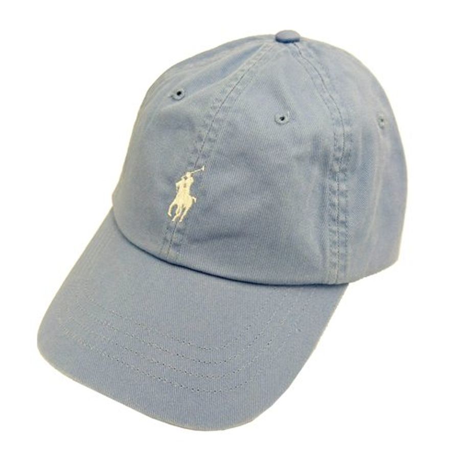 【RALPH LAUREN】POLO刺繡小馬LOGO鴨舌棒球帽(水藍)-2