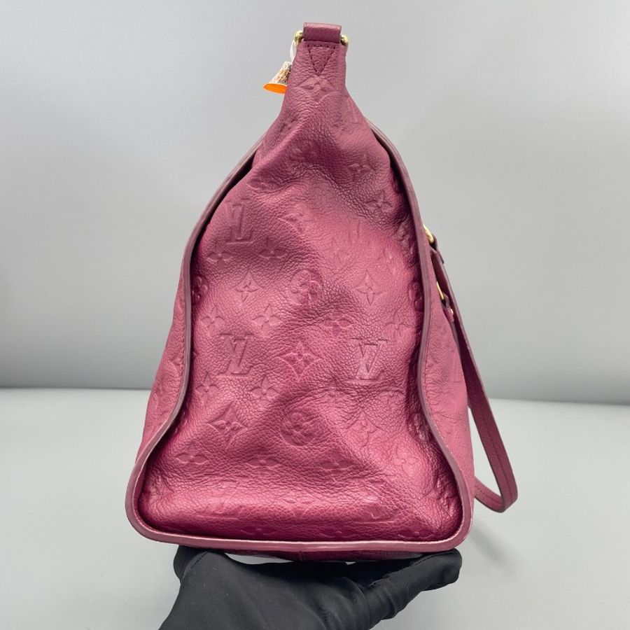 Louis Vuitton 手提托特紫色全皮壓花-2