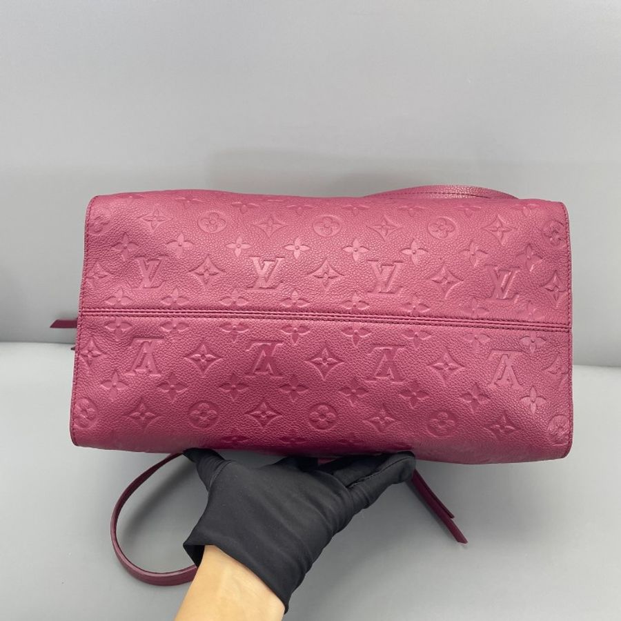 Louis Vuitton 手提托特紫色全皮壓花-4