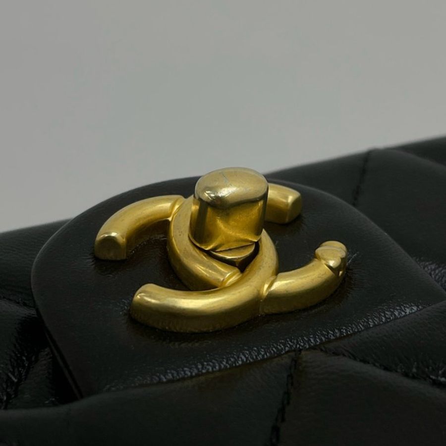 CHANEL 愛心金球方胖 芯片款-7