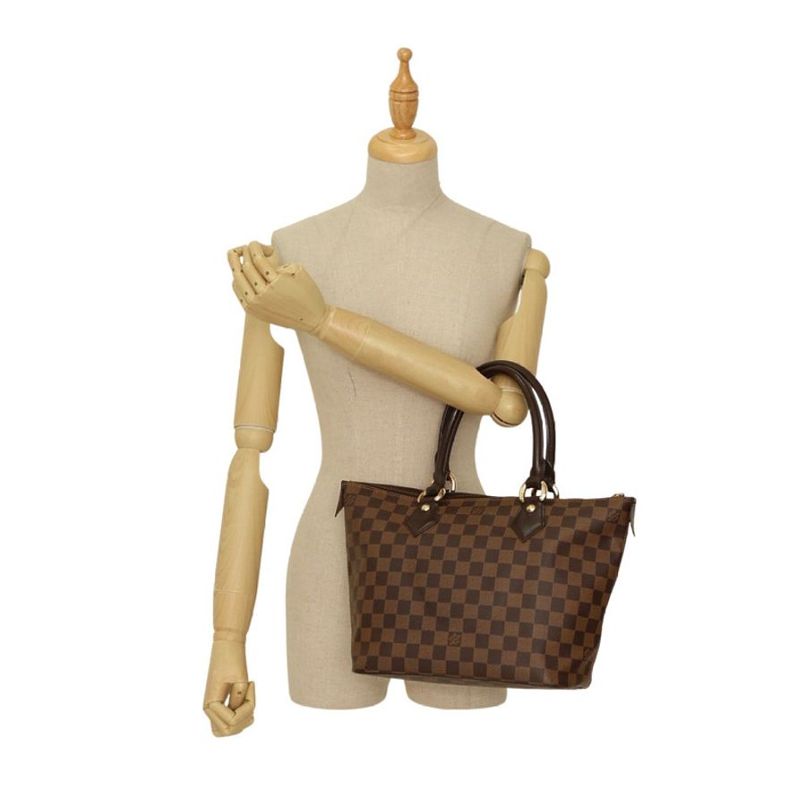 LOUIS VUITTON LV 路易威登 Saleya PM 手提包 棕色 棋盤格帆布 N51183-5