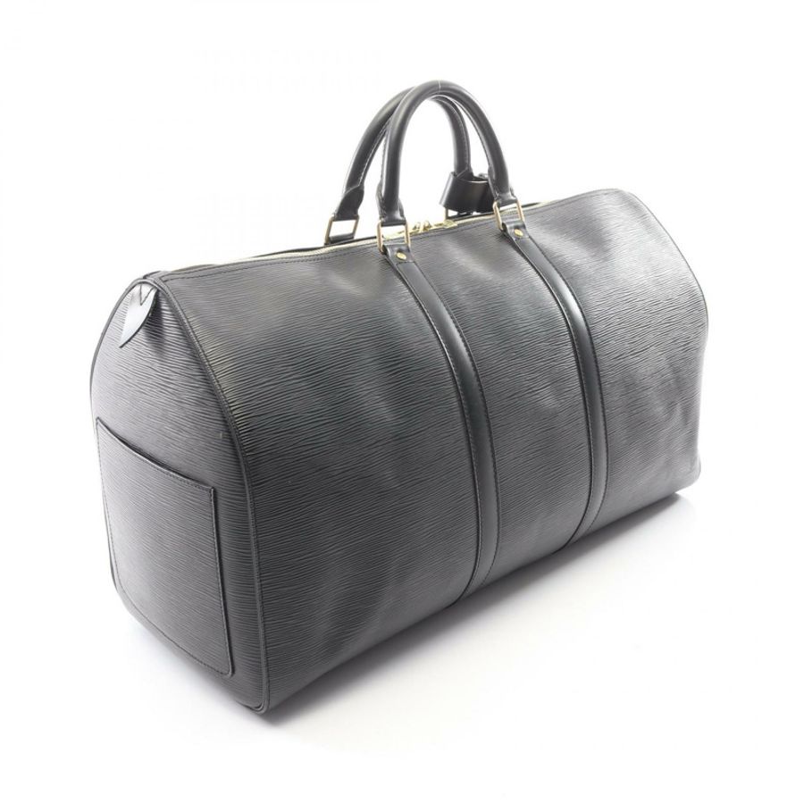 路易威登 Keepall 50 旅行手提包 M42962 Epi 皮革 黑色 二手 男女通用-1