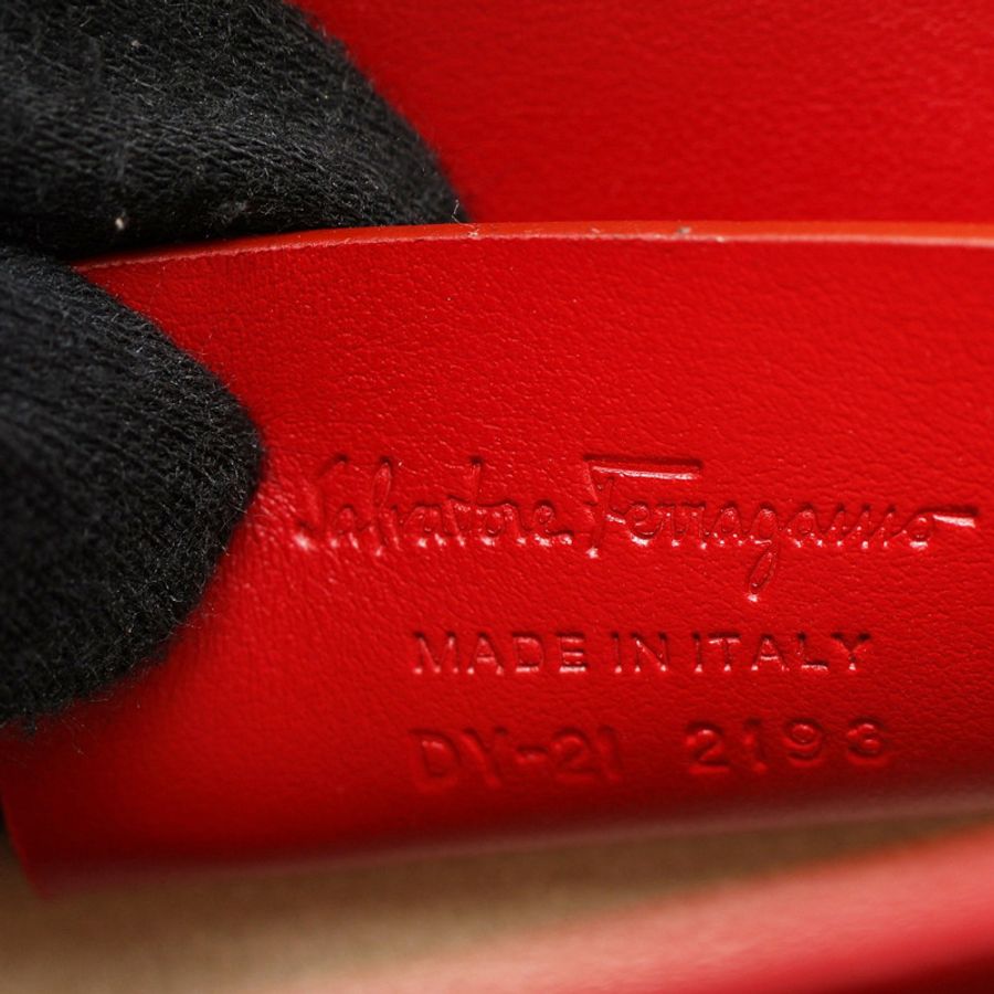 Salvatore Ferragamo 費拉格慕 Iconic Top Handle 兩用包 紅色 牛皮 212193-4