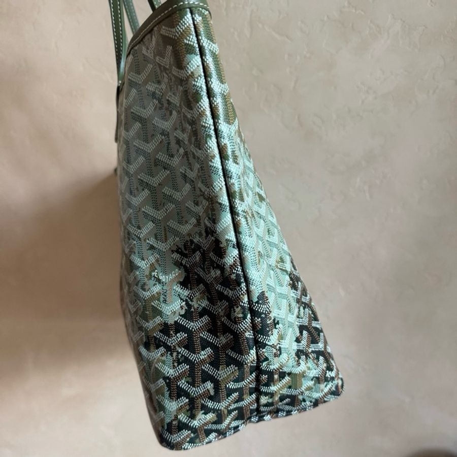 高雅德/Goyard 戈雅 Saint Louis tote 托特包子母包手提包購物袋 綠色 170週年限定 森林系列-2