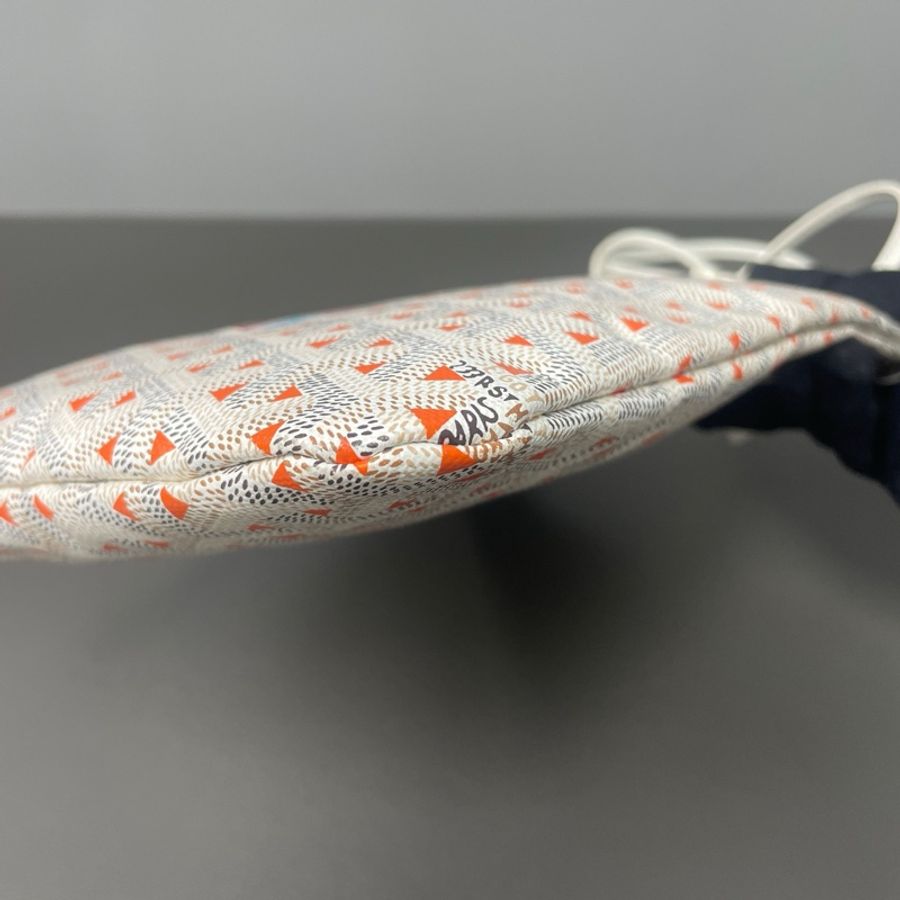 高雅德/Goyard Poitiers限定款粉色双面双色老花满印mini托特包手機包帆布拼皮手提包单肩包斜挎包-5