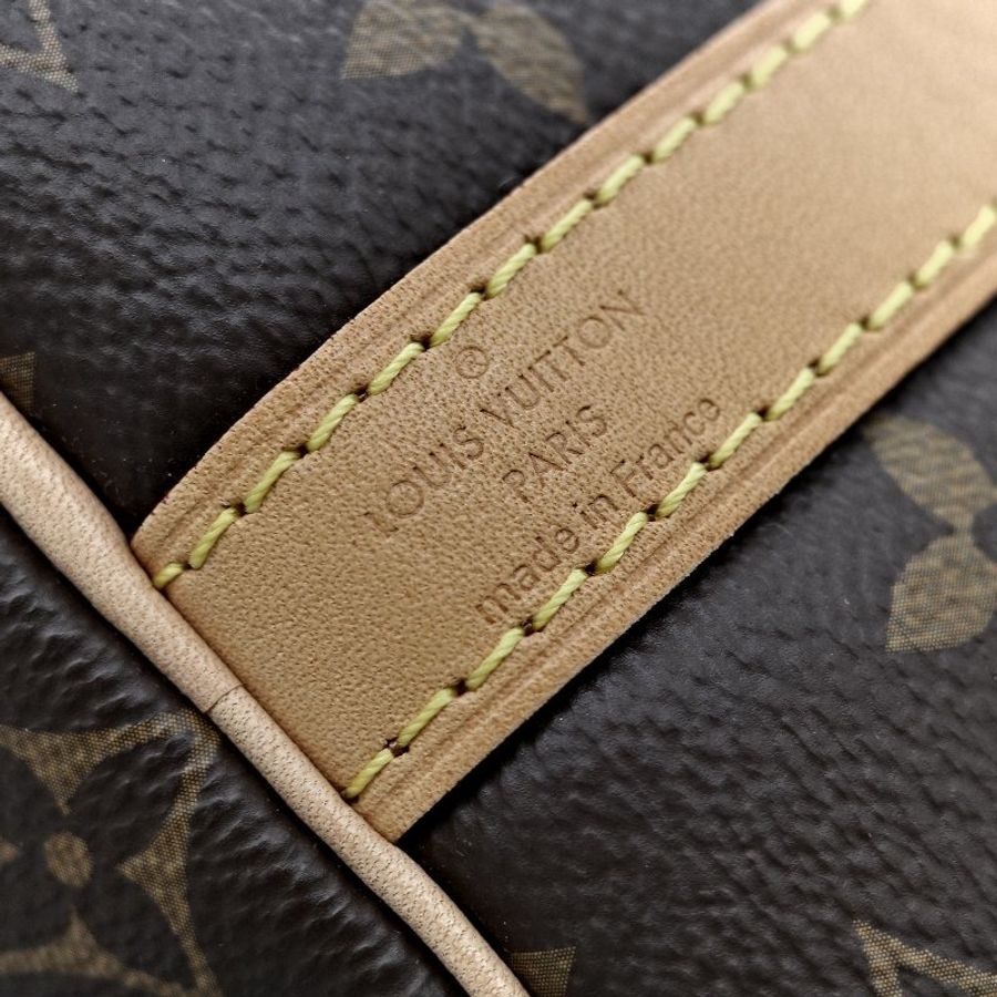 Louis Vuitton 路易威登 Speedy 25 肩帶款 經典花紋 手提包 斜挎包-10