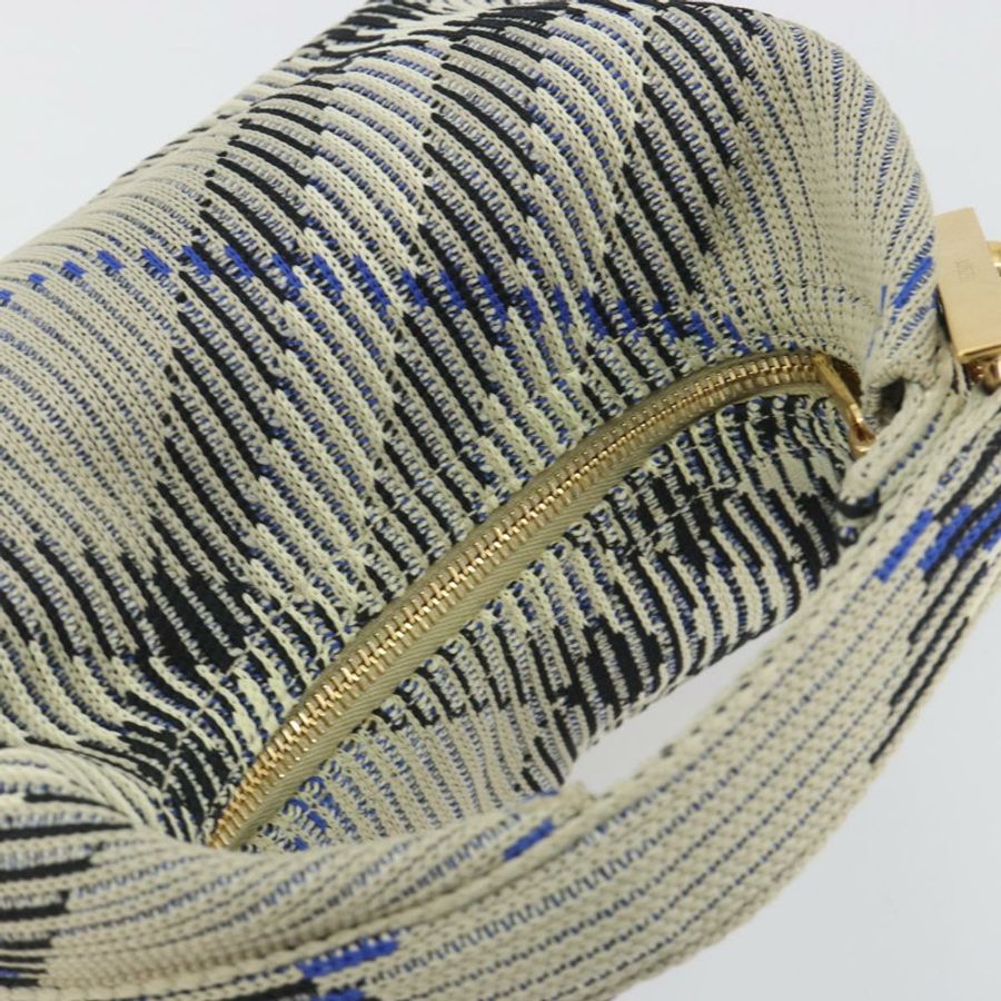 【日本直送】BURBERRY 迷你 Peg 旅行包手提包 棉質 淺藍色 金色裝飾 正品 196081A-5