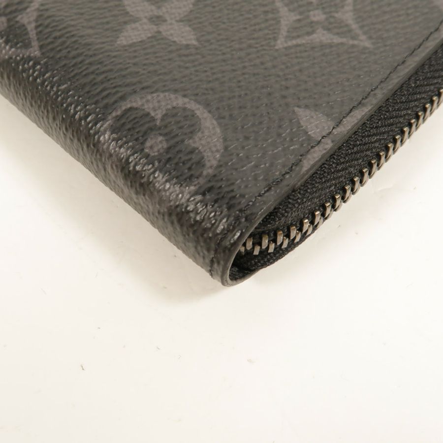 LOUIS VUITTON Monogram Eclipse Zippy Wallet Vertical長錢包-9