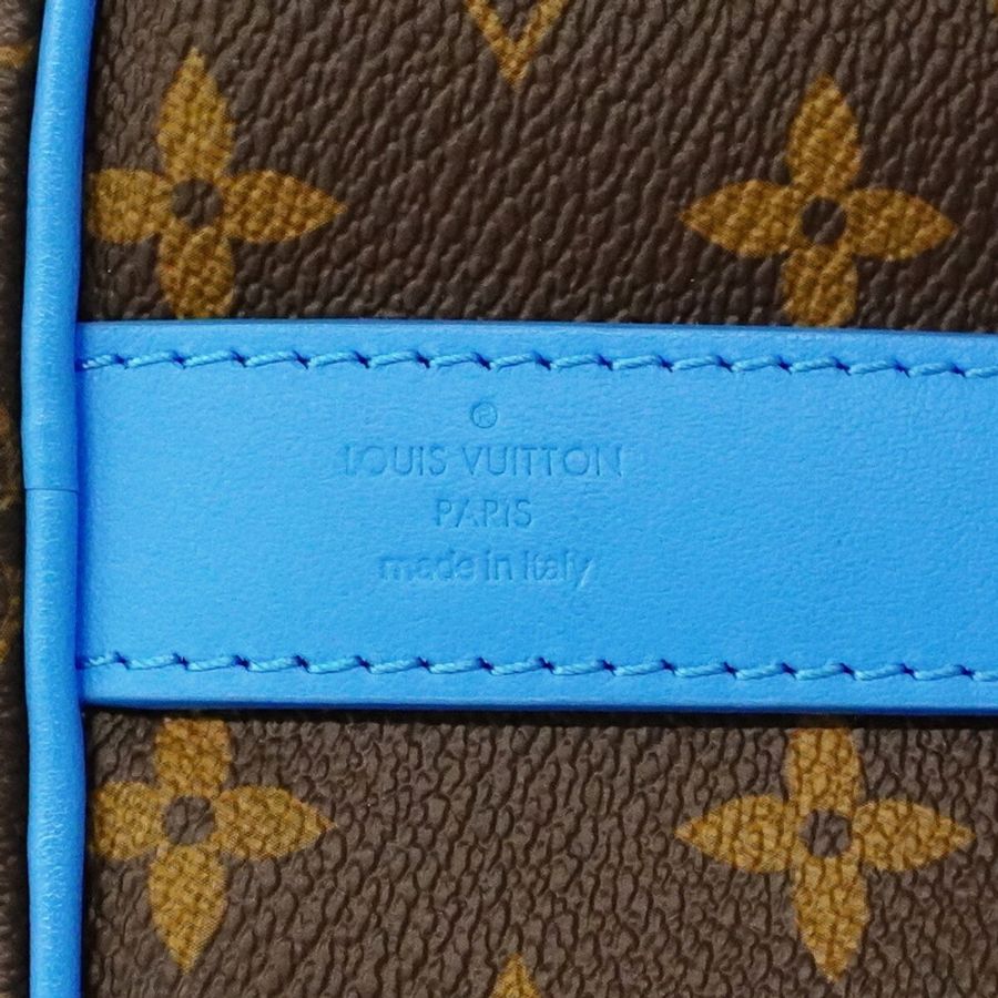 路易威登 Monogram Keepall Bandoulière 25 手提包 M12609 棕色 Gaston Blue 男士兩用包-4